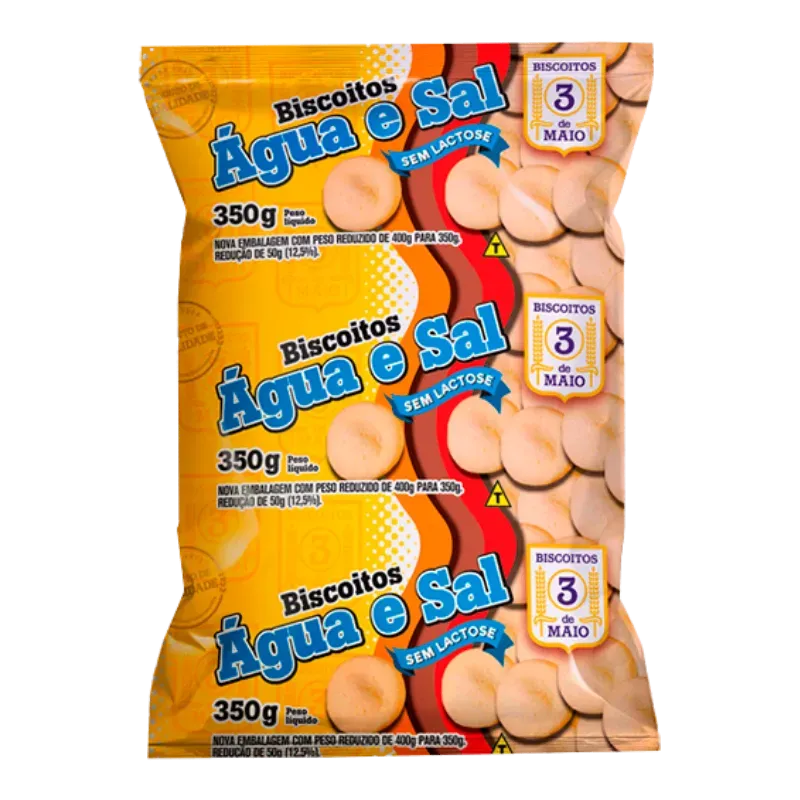 Biscoito 3 de Maio Água e Sal 300g