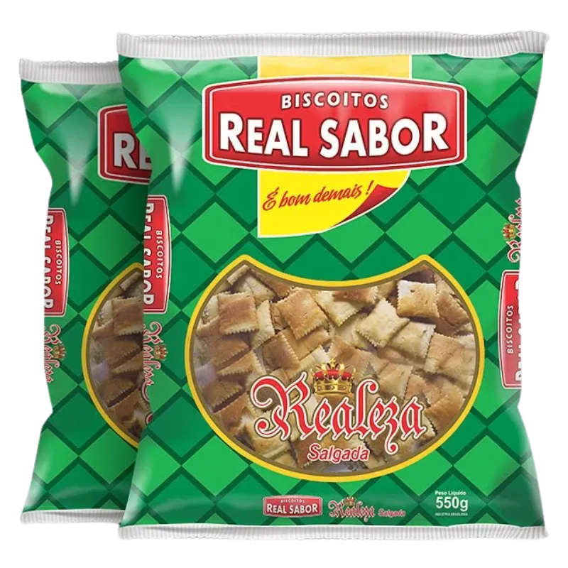 Bolacha Realeza Salgada Real Sabor 500g