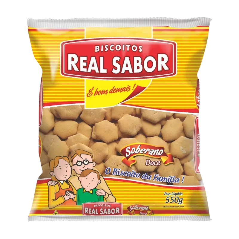 Biscoito Soberano Doce Real Sabor 500g