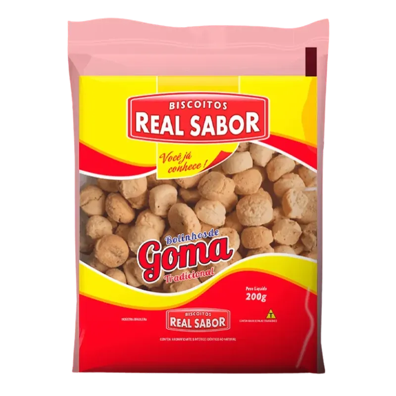 Bolinho de Goma 200g Real Sabor