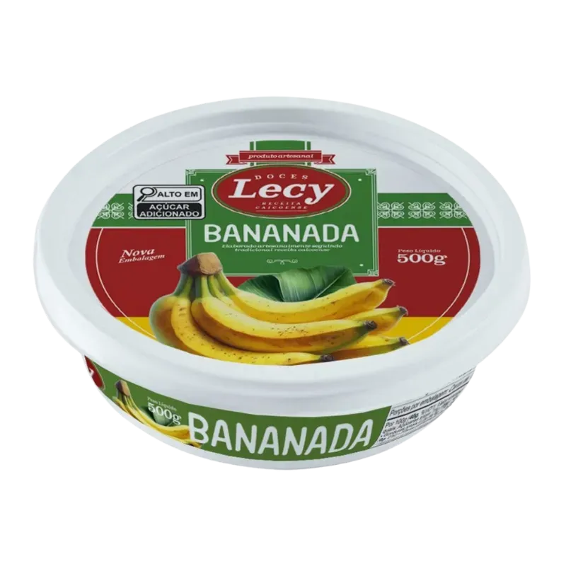 Doce Bananada Pote Lecy 500g