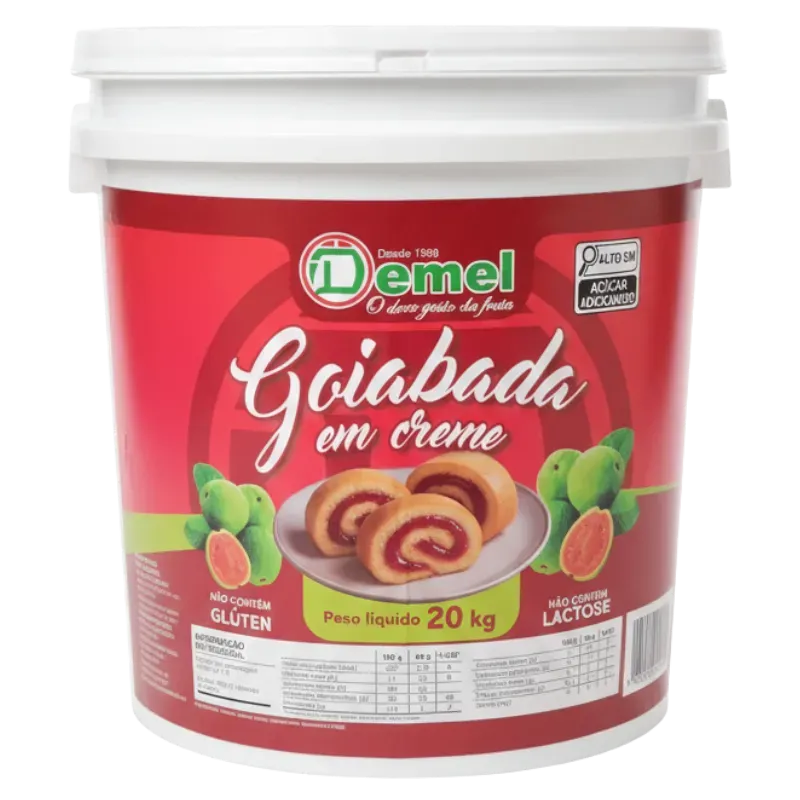 Doce Goiabada Cremosa Demel balde 20kg
